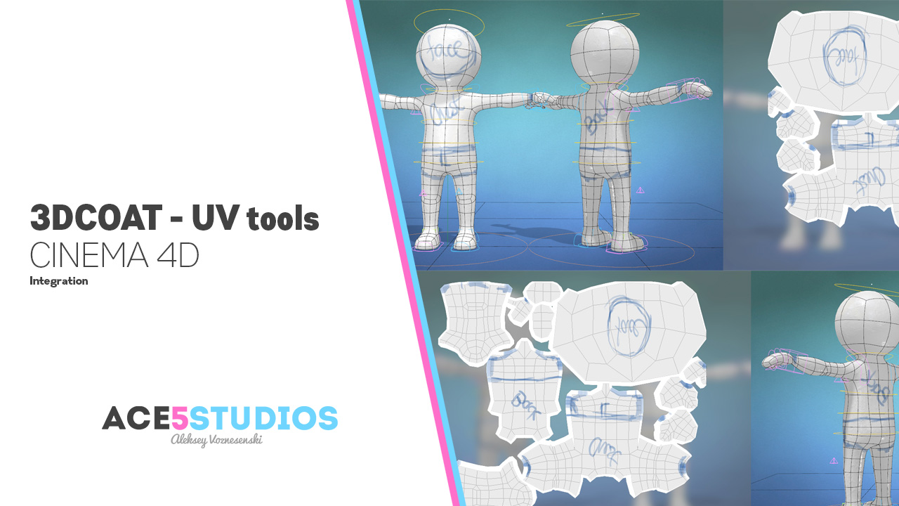 UV unwrapping in 3D coat and cinema4D