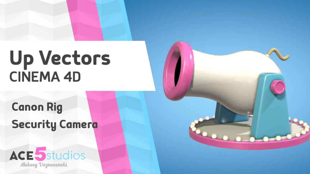 up vector aim canon tutorial cinema 4d security camera