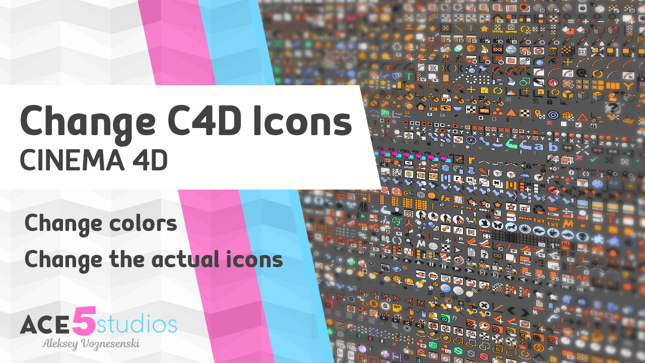 C4D icons and their colors