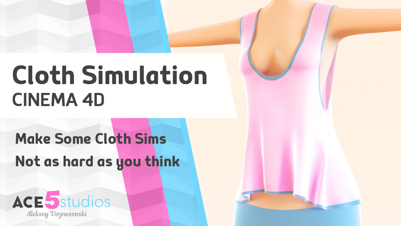 Cloth Simulation to make a basic top tutorial