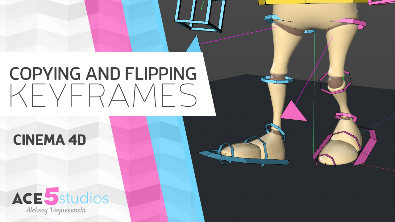 Copy and Flip Keyframes – Cinema4D tutorial