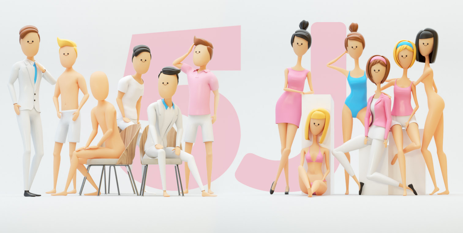 c4d rig humans stylized rigged in cinema 4d maxon