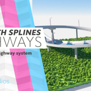 highway or motorway in cinema 4d c4d tutorial