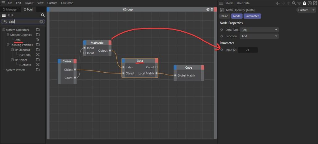 Mograph Xpresso, last clone selection.

Select clone