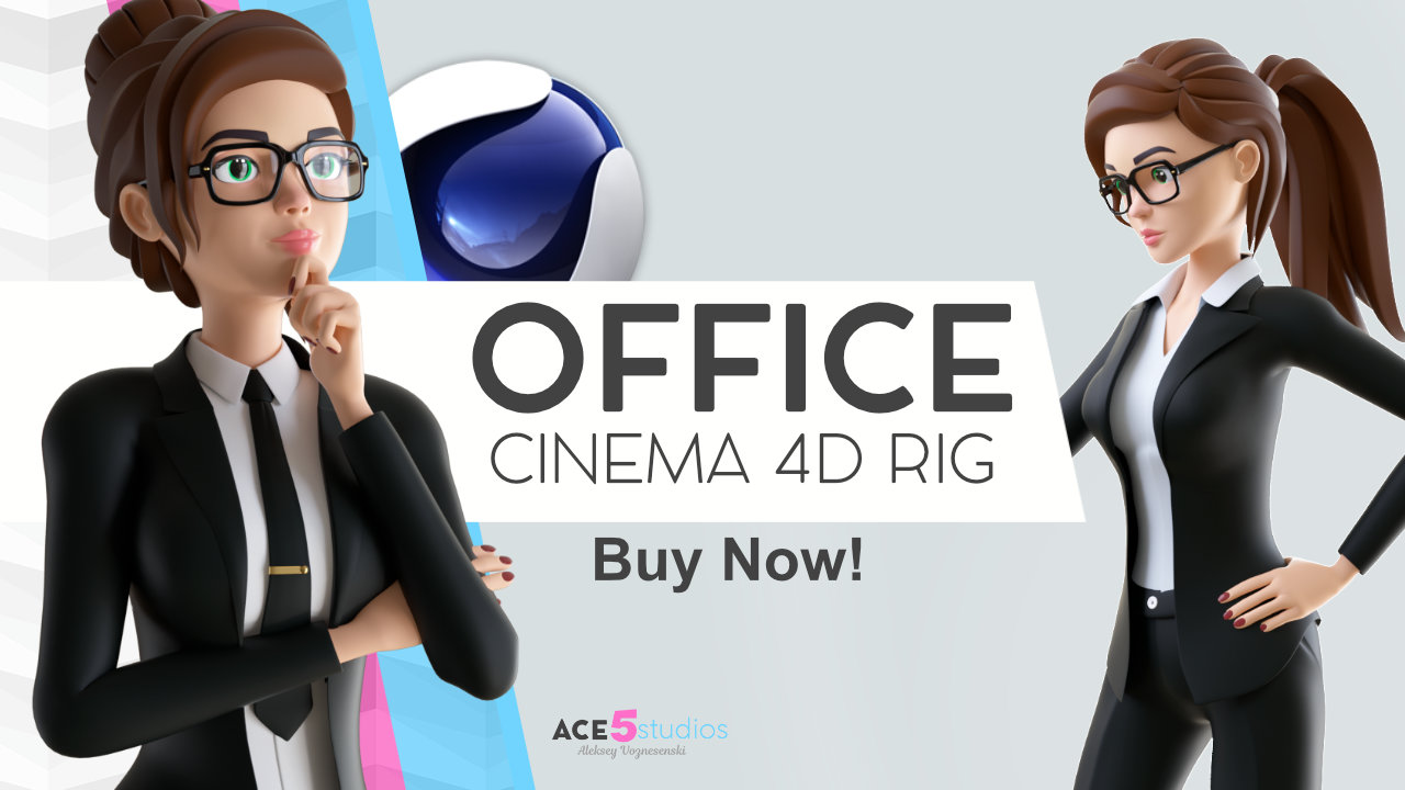 [C4D] Office Melissa Rig: Your New Animation MVP | Cinema 4D