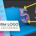 how to project a 3d logo onto a curved surface in cinema 4D. embroidery onto hat for example.