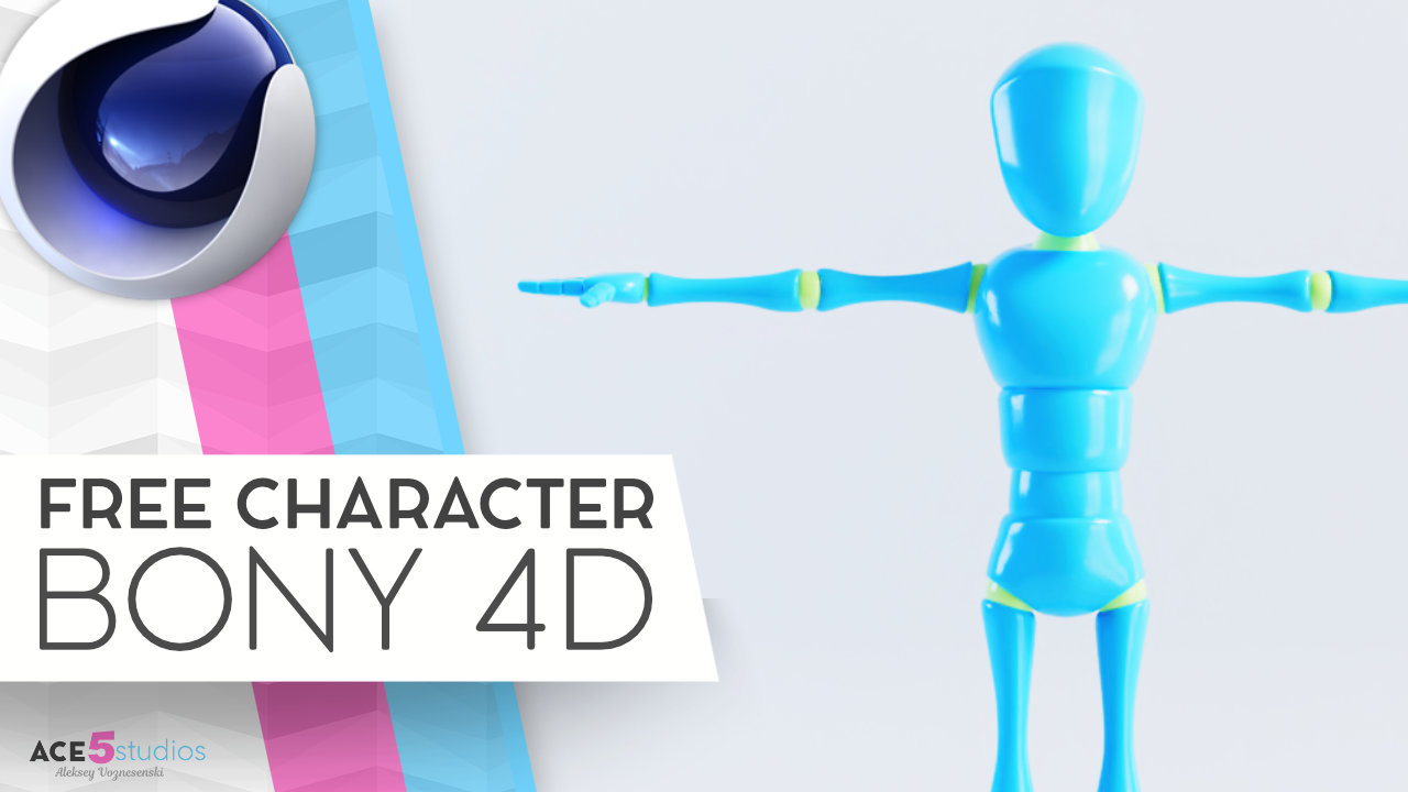 Ultimate #Bony4D Free Cinema4D Character rig!