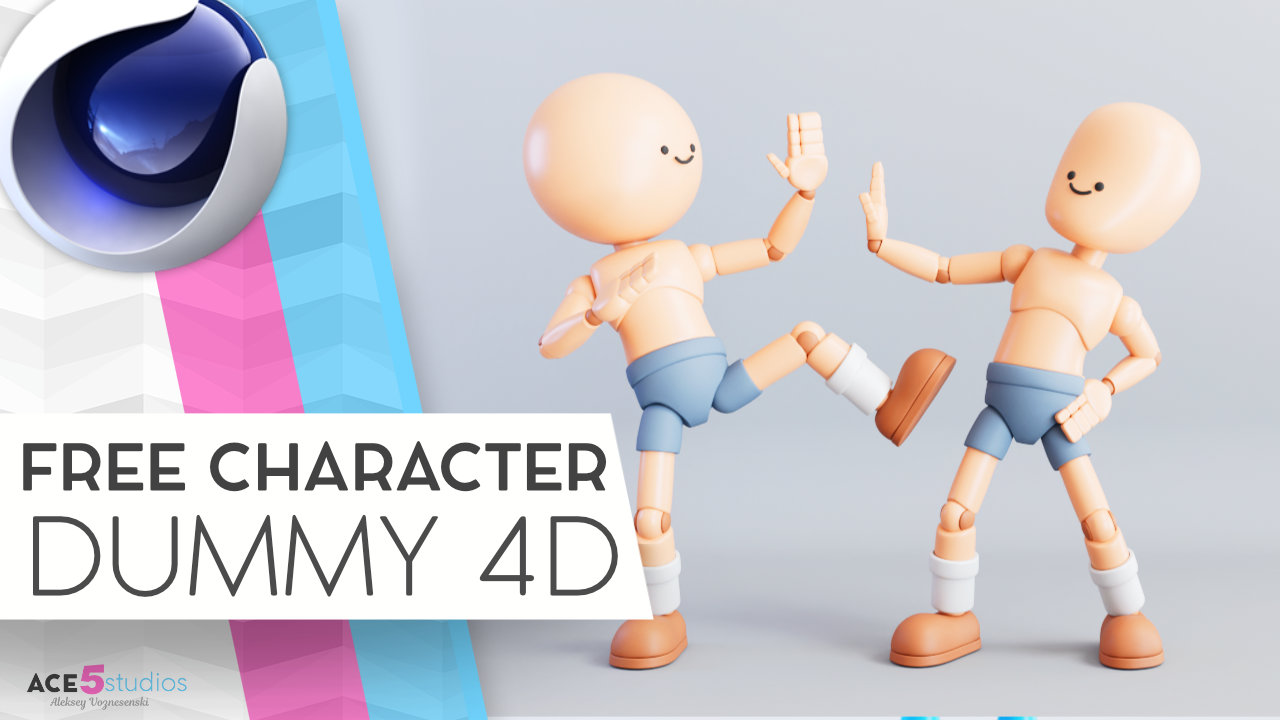 DUMMY Rig #cinema4D – Free Character rig for C4D